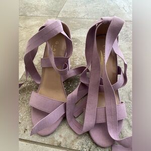 Glaze light purple heels 6